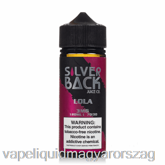 Lola - Ezüsthátú Juice Co. - 120 Ml 6 Mg Vape E Cigi